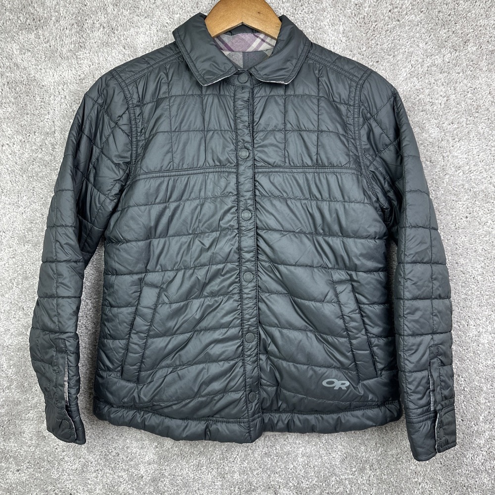 Outdoor Research Kalaloch Reversible Shirt‎ Jacket Womens XS Snap Button